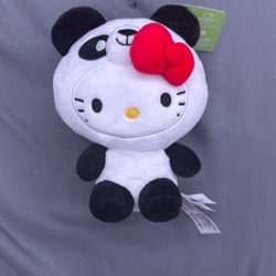 Hello Kitty Panda Plushie 