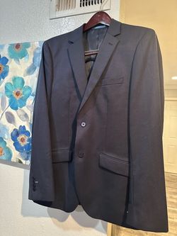 Men’s Navy silk/wool Coat