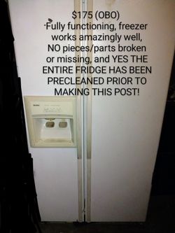 Fully Functioning Fridge/Freezer