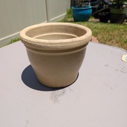 Ceramic Plant Pot Tan