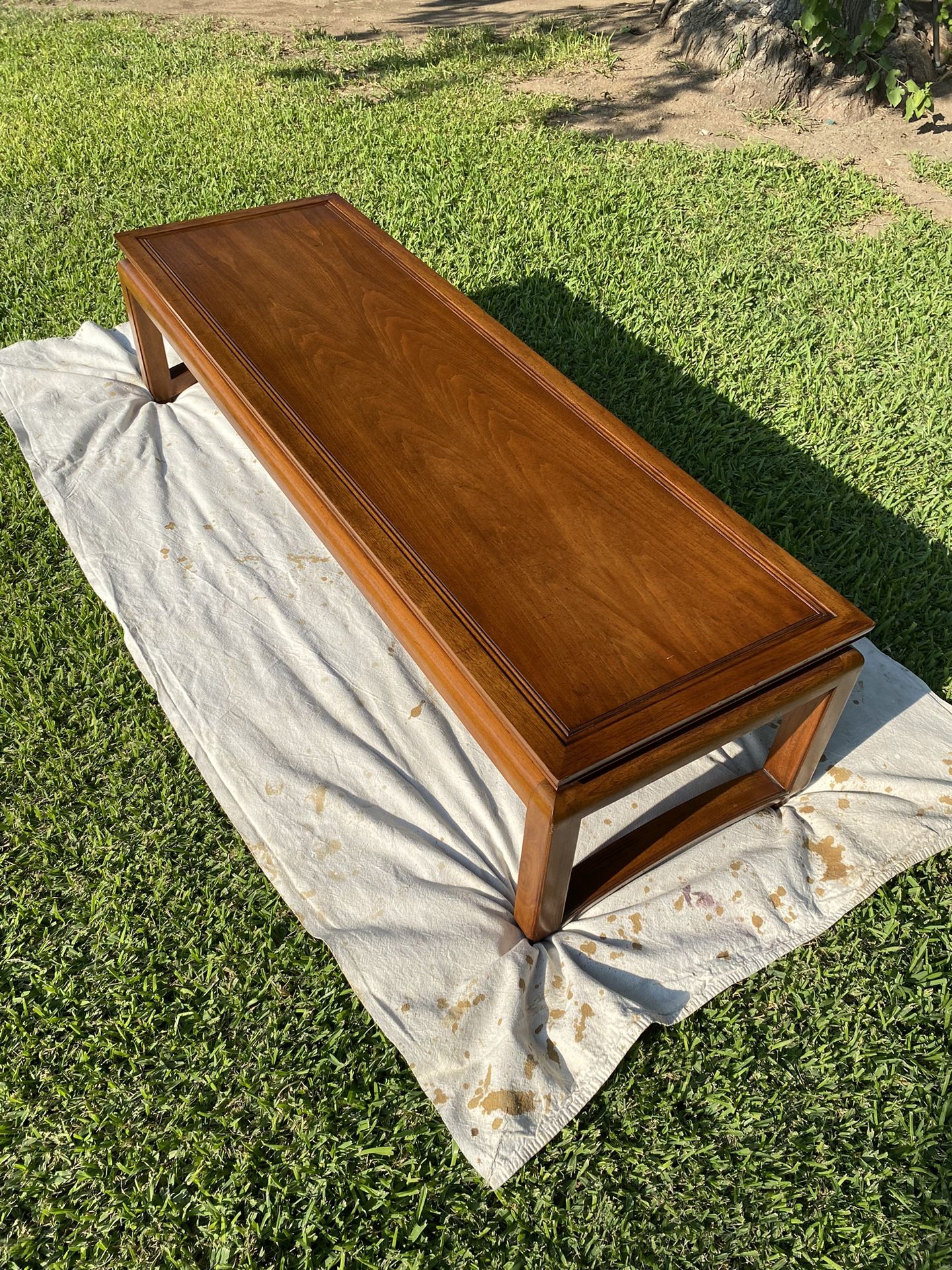 Vintage MCM Mid-Century Modern Solid Walnut Coffee Table