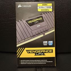 Corsair Vengeance LPX 32gb DDR4 3200mhz (2x 16gb) SEALED