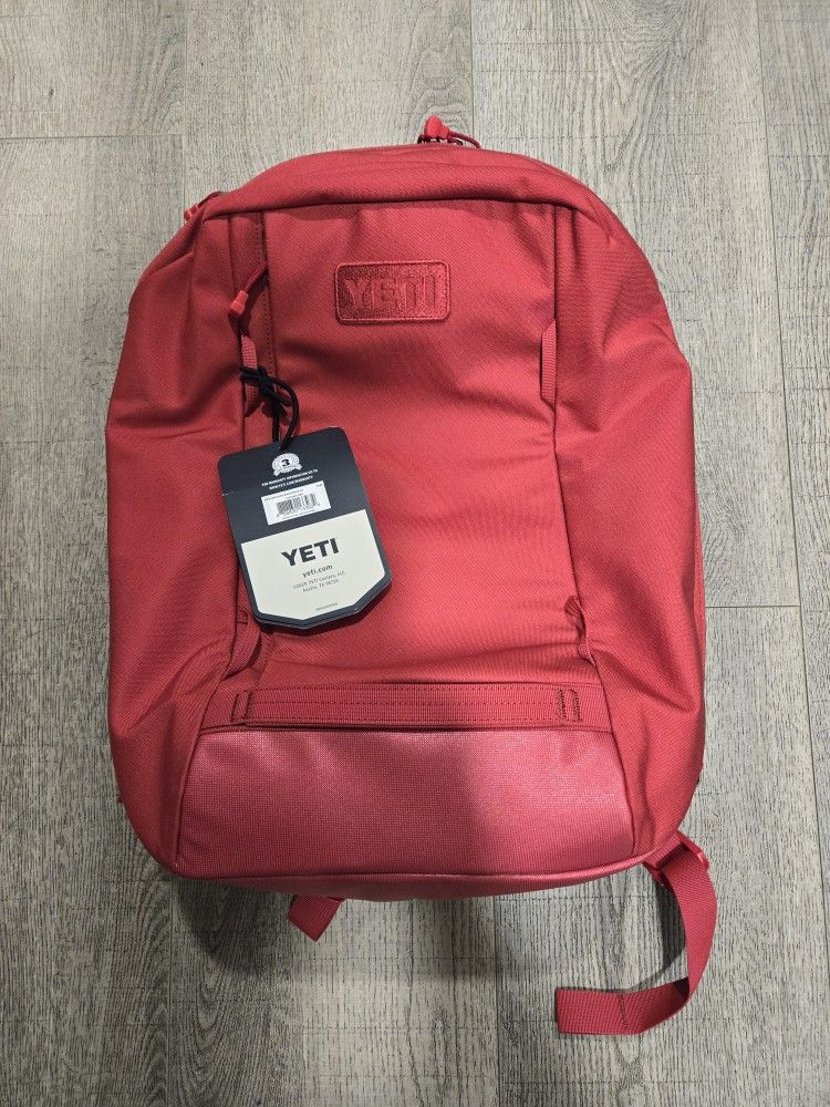 Yeti Crossroads Backpack 27L Red. Brand New!