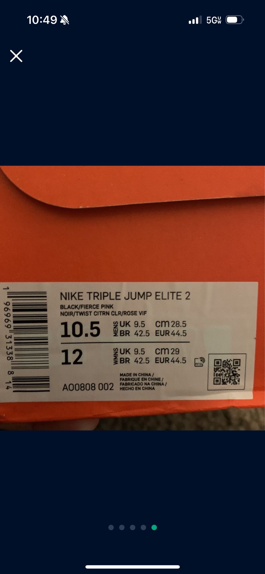 Nike Triple Jump Elite 2 Track and Field Shoes display picture 1