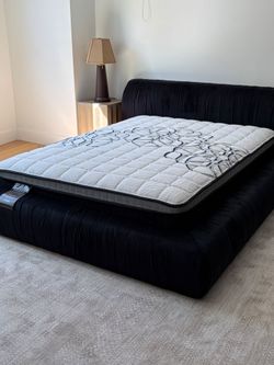 Cal king size Mattress Pillow Top New Bedframe sold separately not included