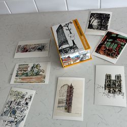 Urban sketching 100 postcards