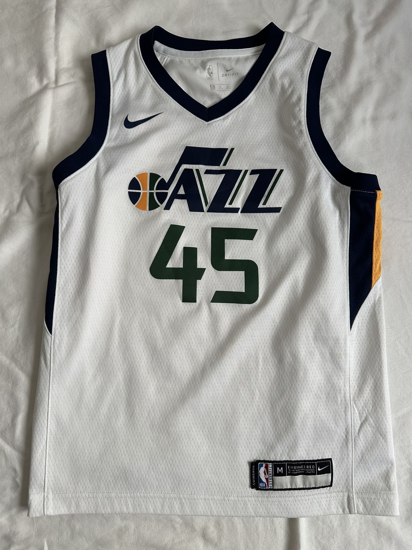 Jazz Mitchell 45 Youth Nike Medium Jersey