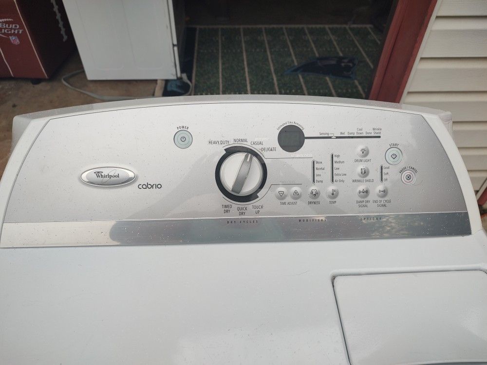 Whirlpool Cabrio Dryer White 100 OBO for Sale in Monroe, NC OfferUp