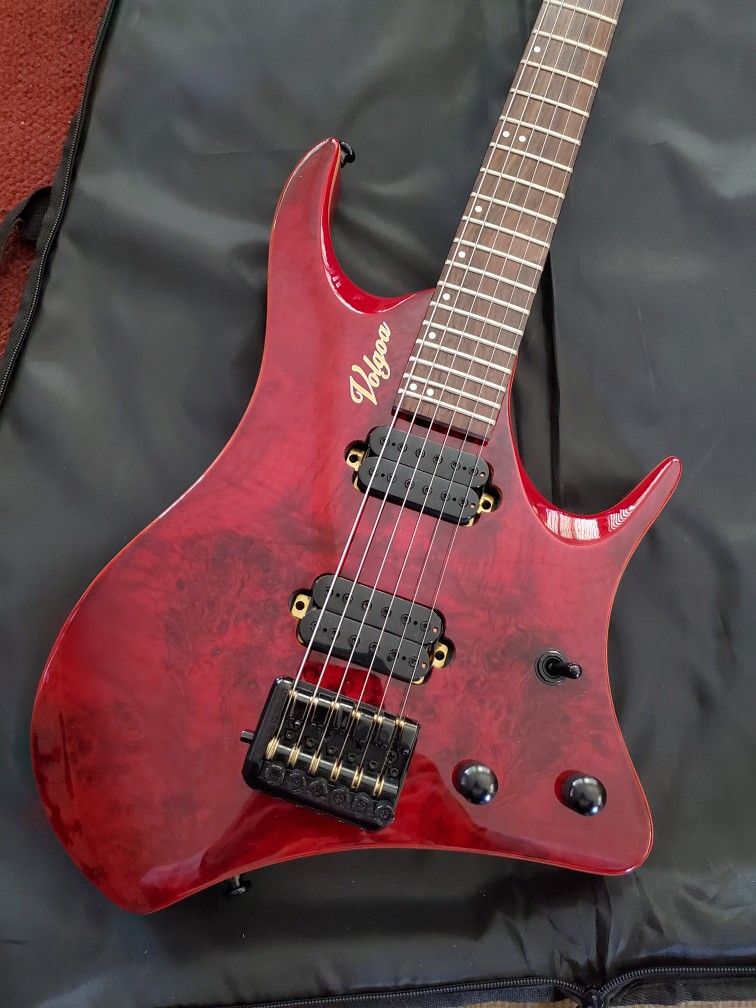 New Volgoa Headless Guitar With Gig Bag