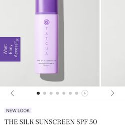 Brand new NIB Tatcha The Silk Sunscreen SPF 50 full size exp. 01/2026