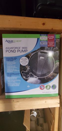 Aquascape 3600 gph pump. Brand new