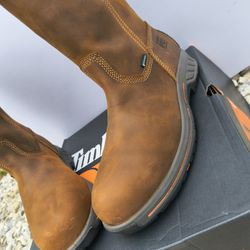 Men's Timberland Pro Helix HD Pull On Composite Toe Waterproof Work Boot