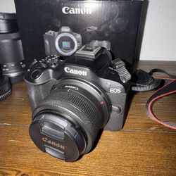 Canon Mirrorless Camera EOS R50 - 3 Lenses 