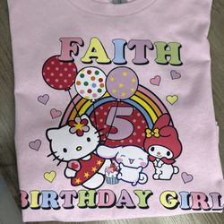 Hello Kitty Custom T Shirt 