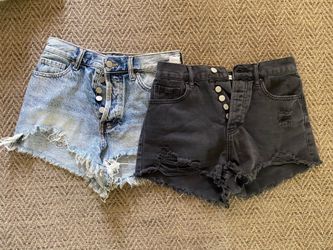 PAC SUN Size 25 Vintage High Rise Shorts