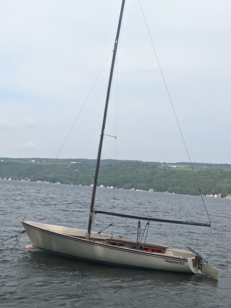 Boston Whaler Harpoon 5.2 Sail Boat with Trailer for Sale in