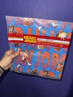 Vintage Michael Jordan Gift Wrap