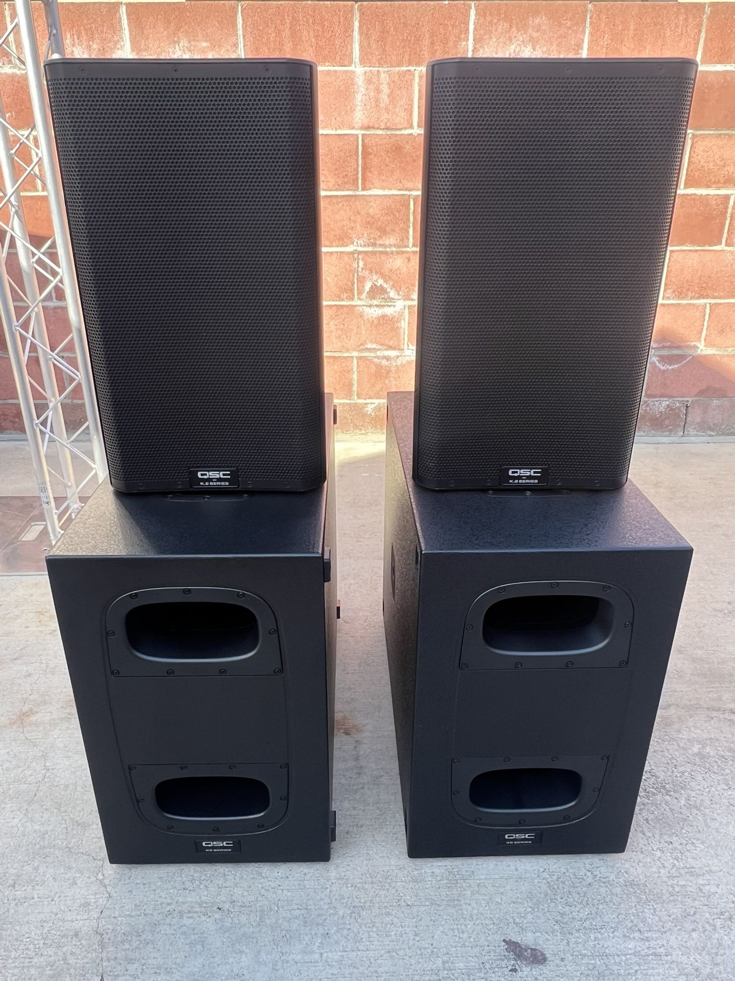 Qsc K12.2 , Qsc Ks212c  With Bags pair