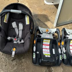 Chicco Keyfit Infant Car Seat And 2 Bases