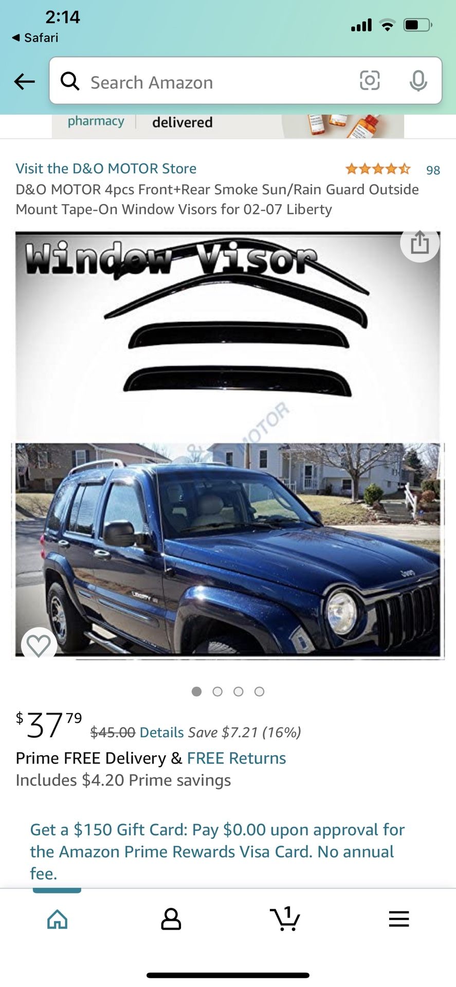 02-07 Keep Liberty Window Visor