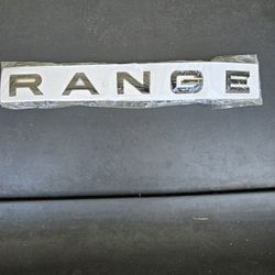 Range Rover Decal