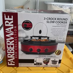 3-Crock Pot Slow Cooker