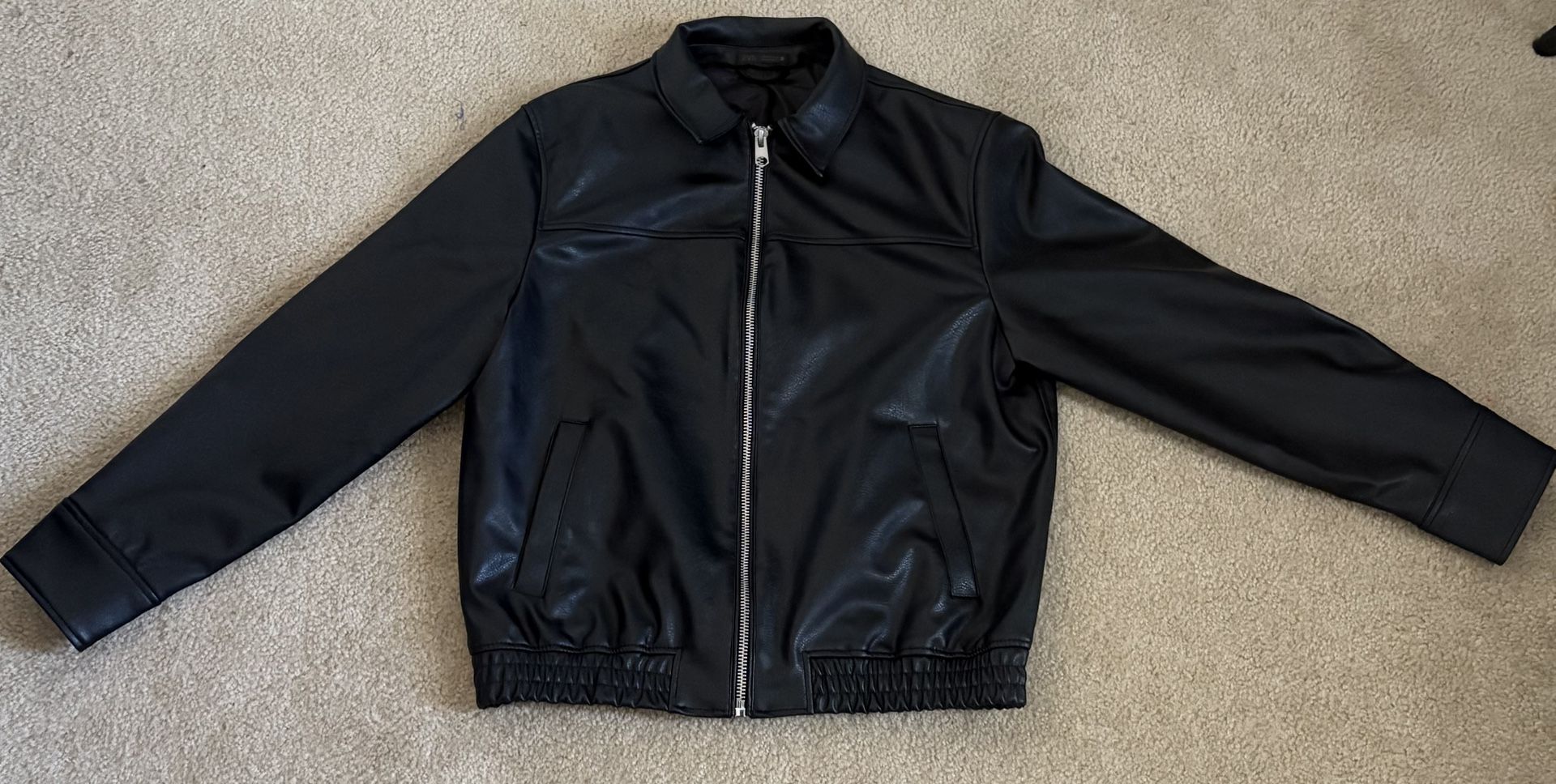Faux Leather Jacket $40 Wore Once