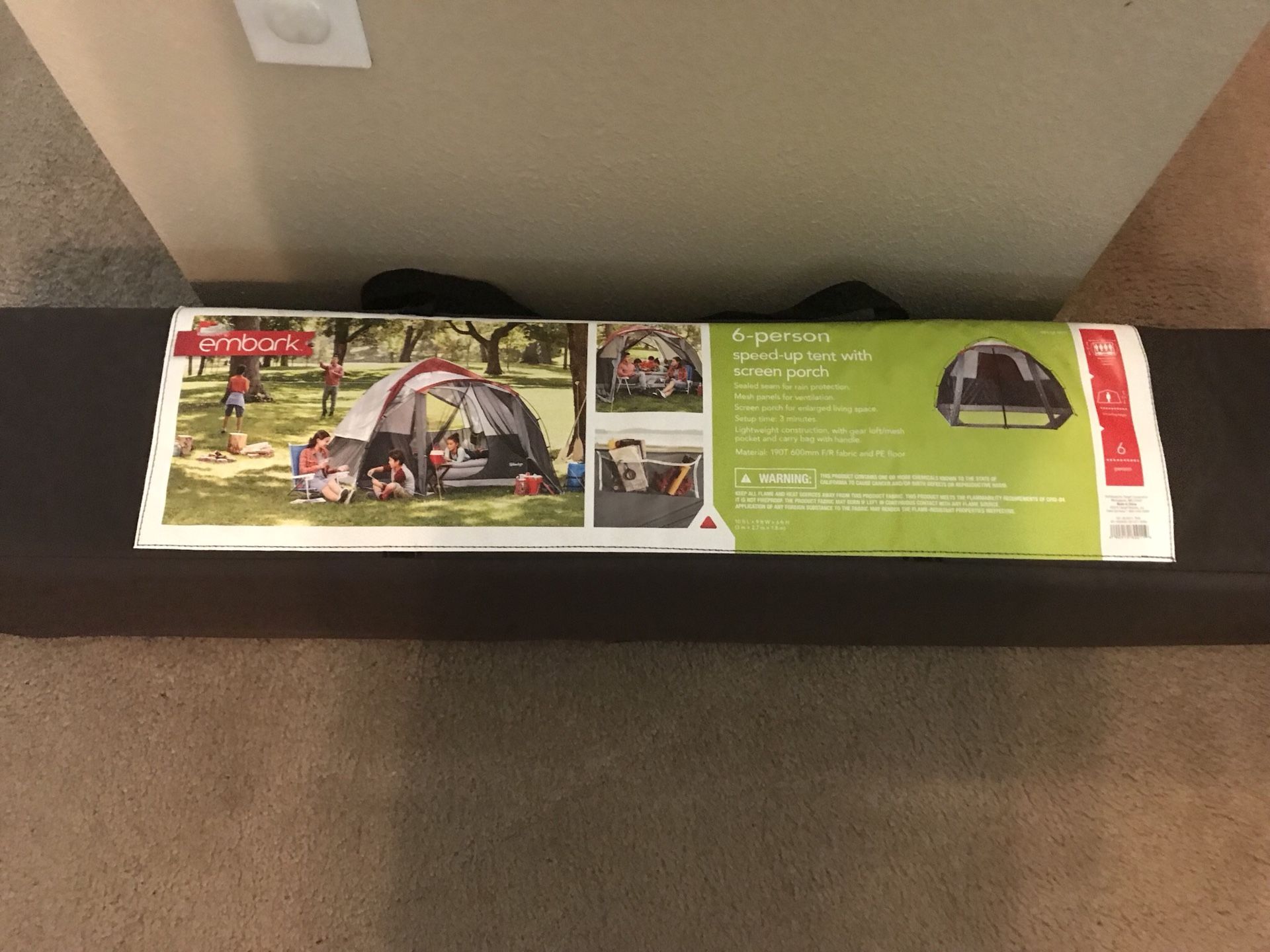 Brand New Embark 6 person Tent