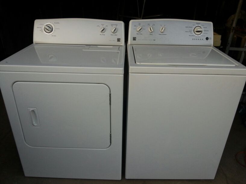 Kenmore washer and dryer