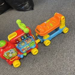 Baby Learning Car And Train 