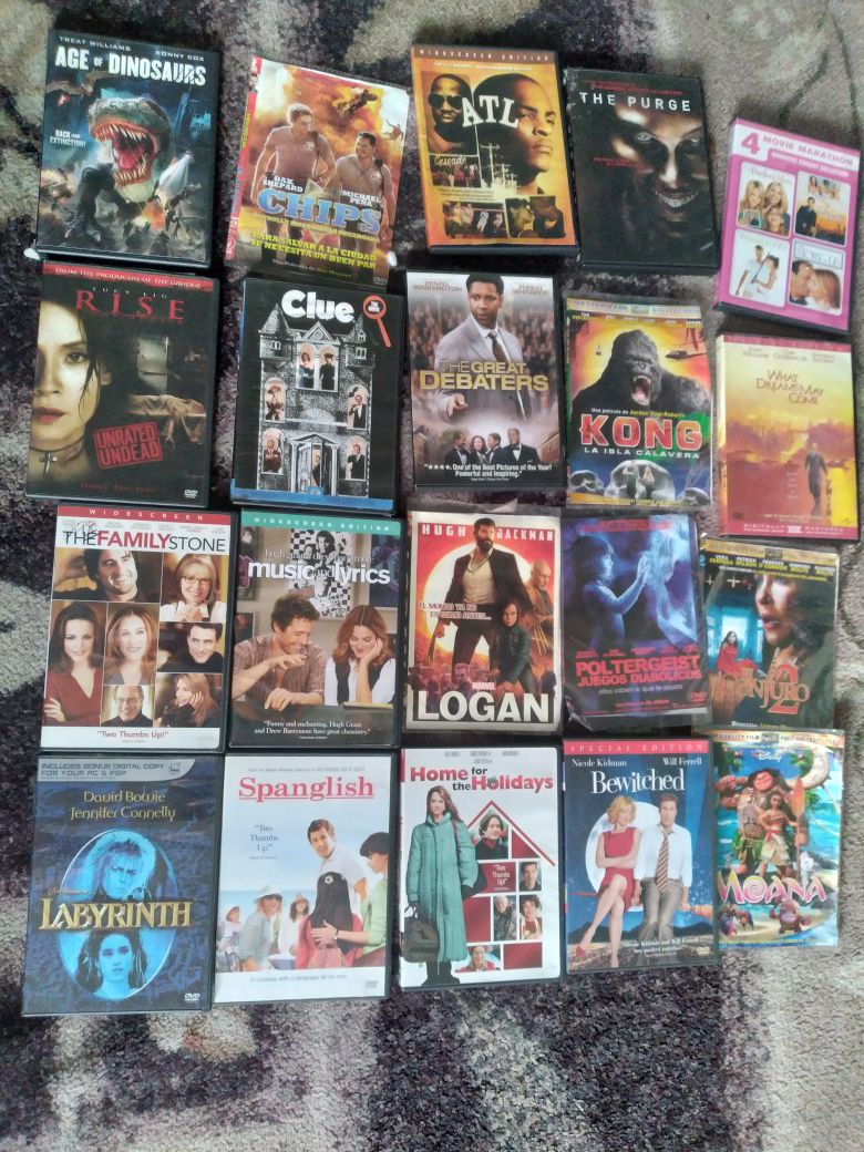 20 dvds 📀 all must go