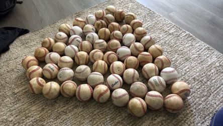 Baseballs hardballs 64 balls