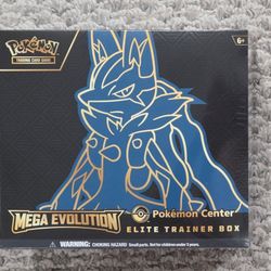 Pokemon Mega Evolution Lucario Pokemon Center ETB