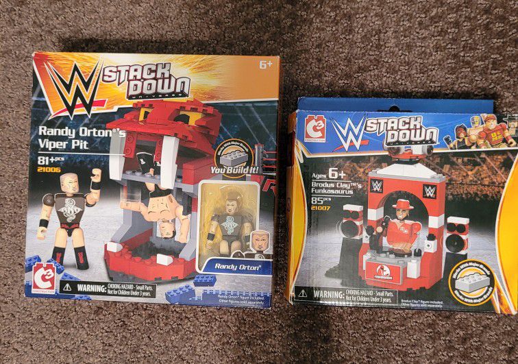 $10 FOR BOTH!  RANDY ORTON and BRODUS CLAY