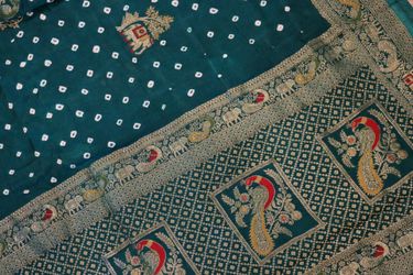 Jaipur-India Bandhej Saree