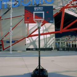 Powerlift Basketball System, Full Size All star clippers Hoop