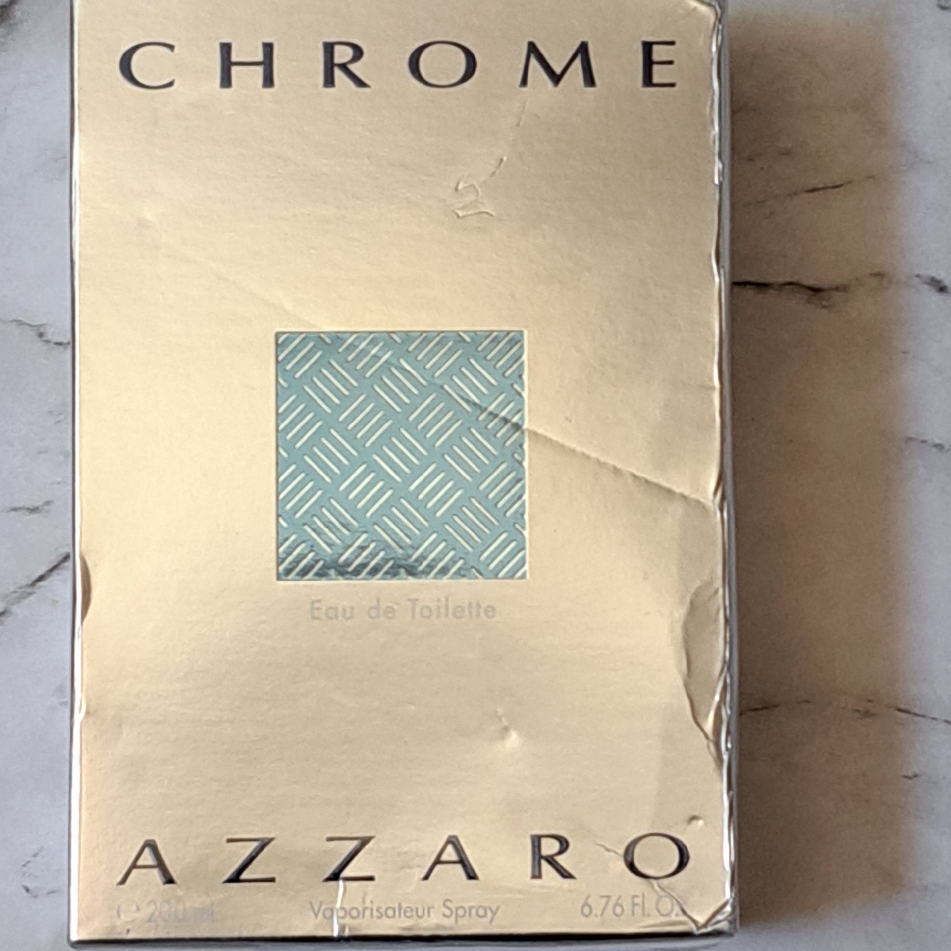 NEW & SEALED AZZARO CHROME LARGE OVER 6 OZ. SPRAY 60$
