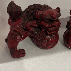 Asian Foo Dogs Set Of Two - Extra Large 8” 