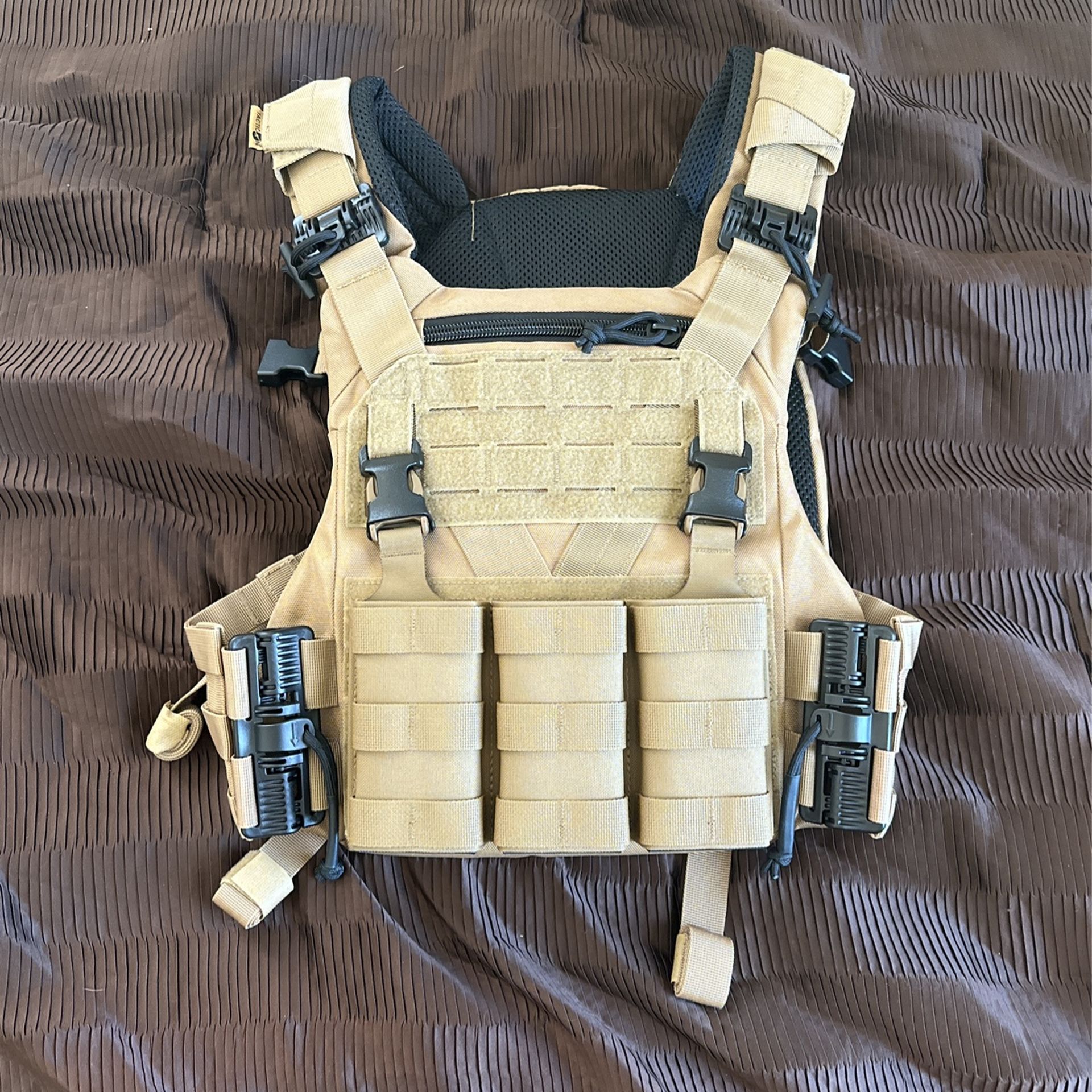 Tacticon Battle Vest Elite Plate Carrier Flat Dark Earth