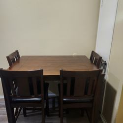 Dining Set with 4 Chairs - Good Condition