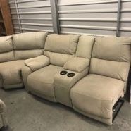Power Reclining 3 Pice Couch 
