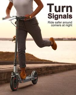 Electric Scooter for Adults 350W Motor Up to 19 MPH 21 Miles Range 8.5" Tires Ultralight Foldable E-Scooter 350lbs Load Smart App Control Commuting Sc