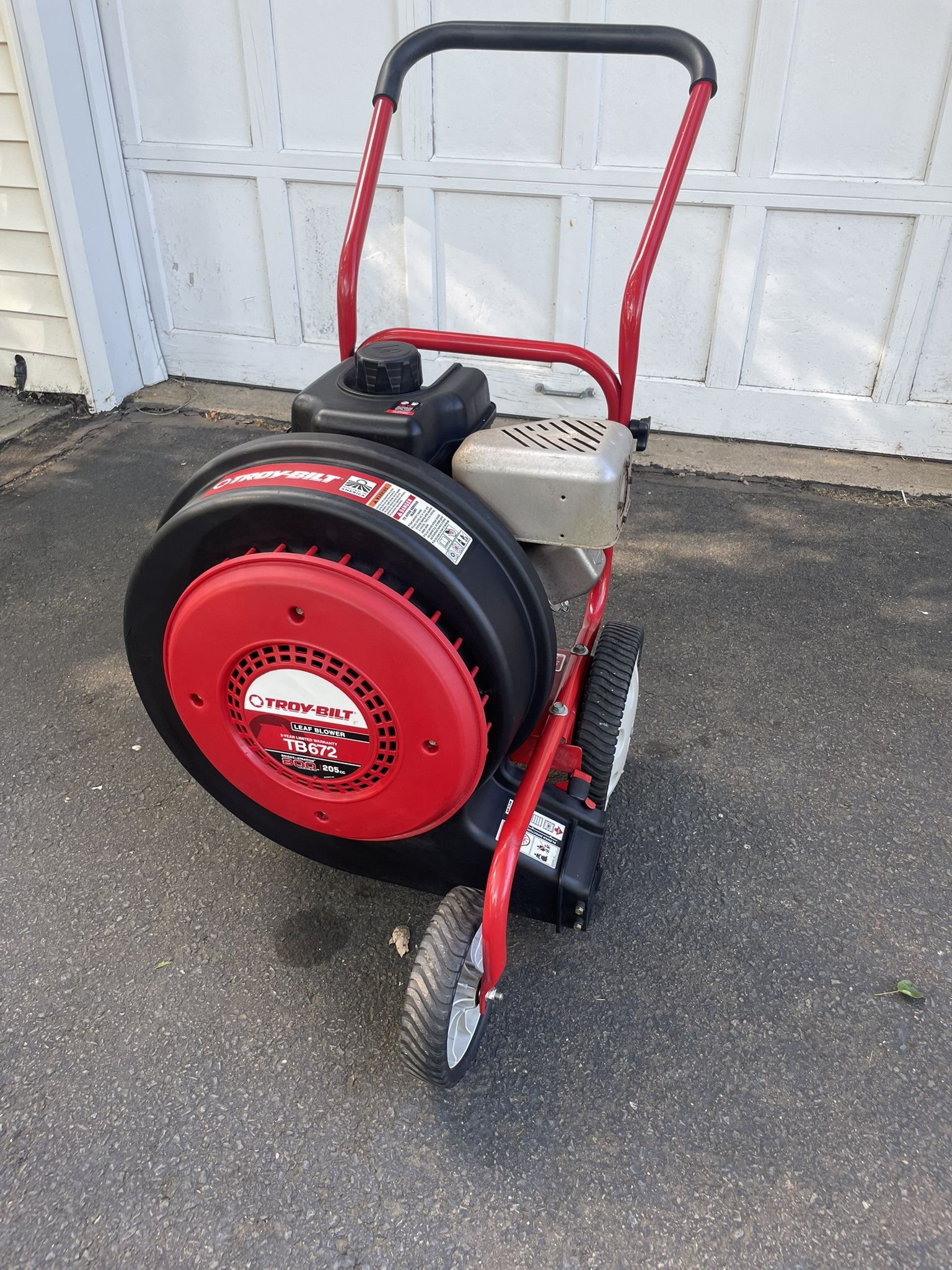 Troy Bilt Walk Behind leaf blower