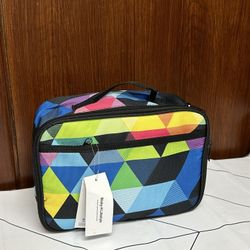 Ricky-H Lifestyle Reusable Bag with Padded Liner asimetric colorful pattern