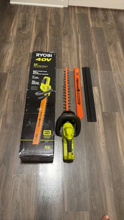 RYOBI 40V 24 in. Cordless Battery Hedge Trimmer (Tool Only)