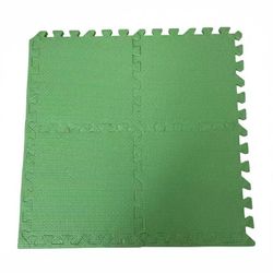 24 in. x 24 in. EVA Foam Solid Color Interlocking Tiles, 50 Tiles