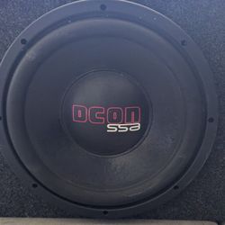 SSA DCON 12" Subwoofer SQ Sealed Box