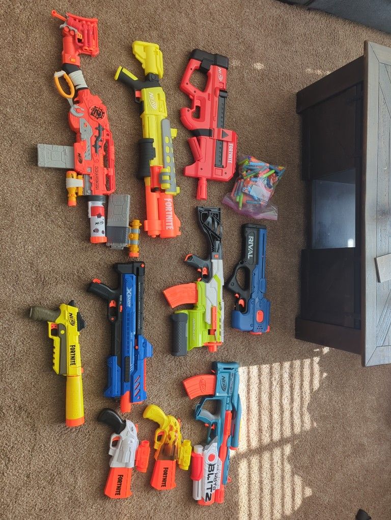 Nerf Guns With Ammo Included