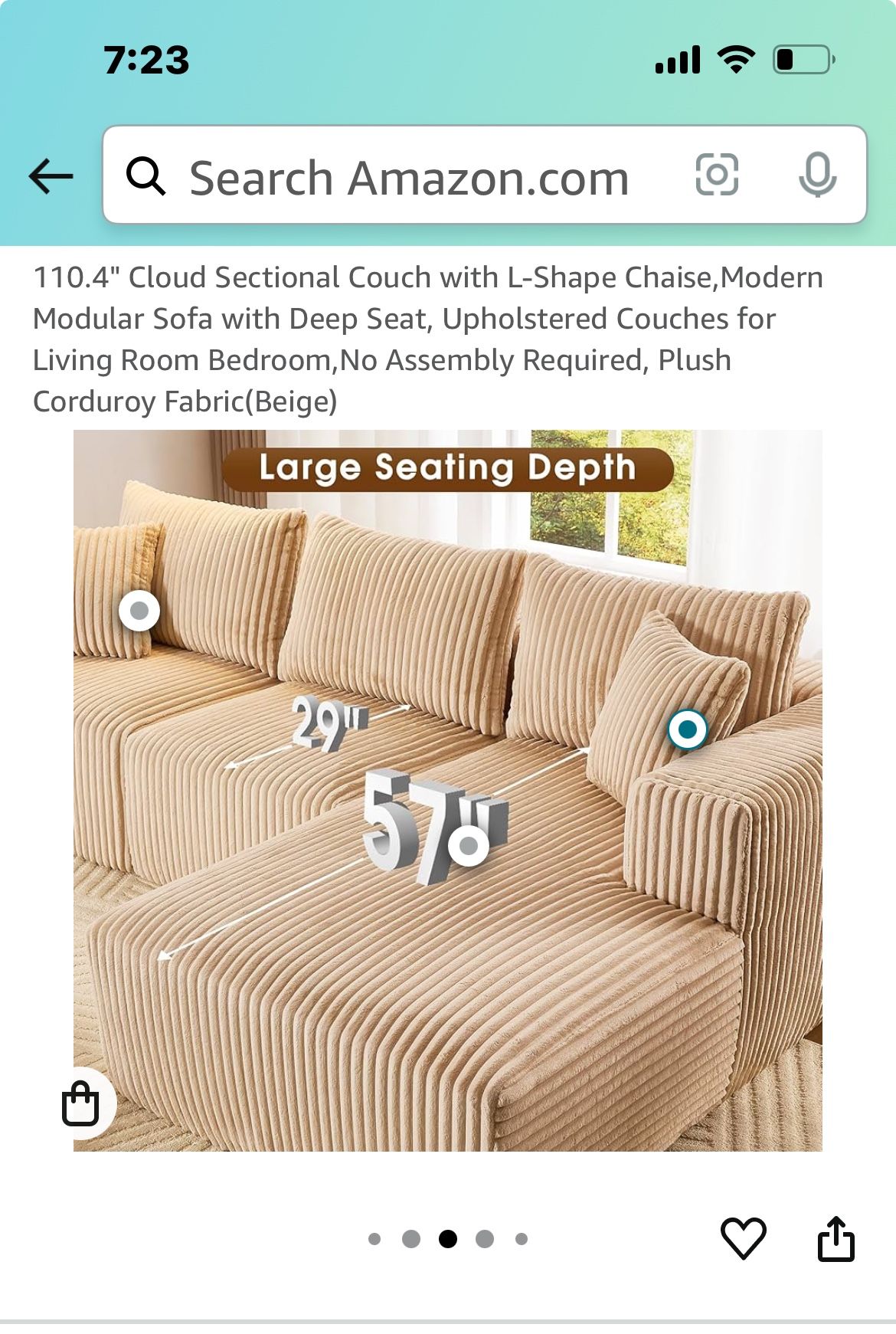 EXCELLENT CONDITION BRAND NEW SOFA !!!
