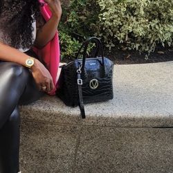 Bag Bag And   Lalac Purple Dress 